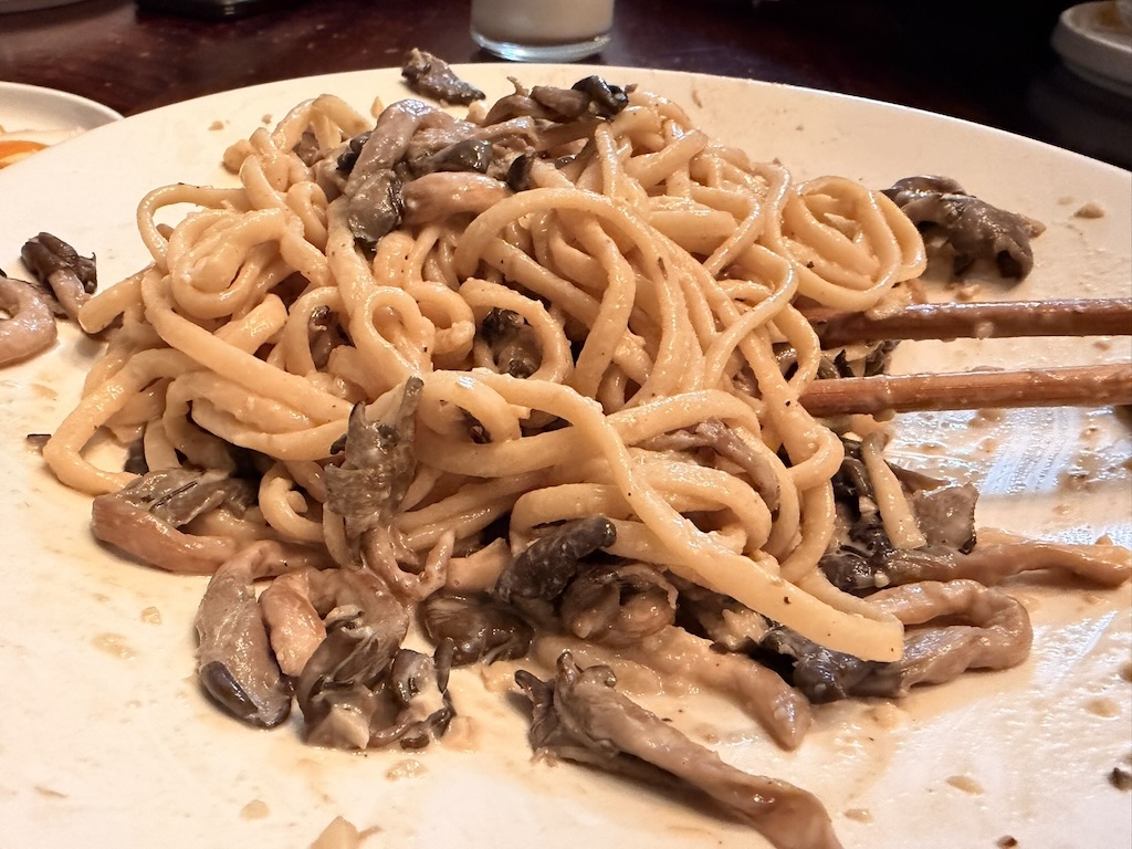 Miso Mushroom Pasta