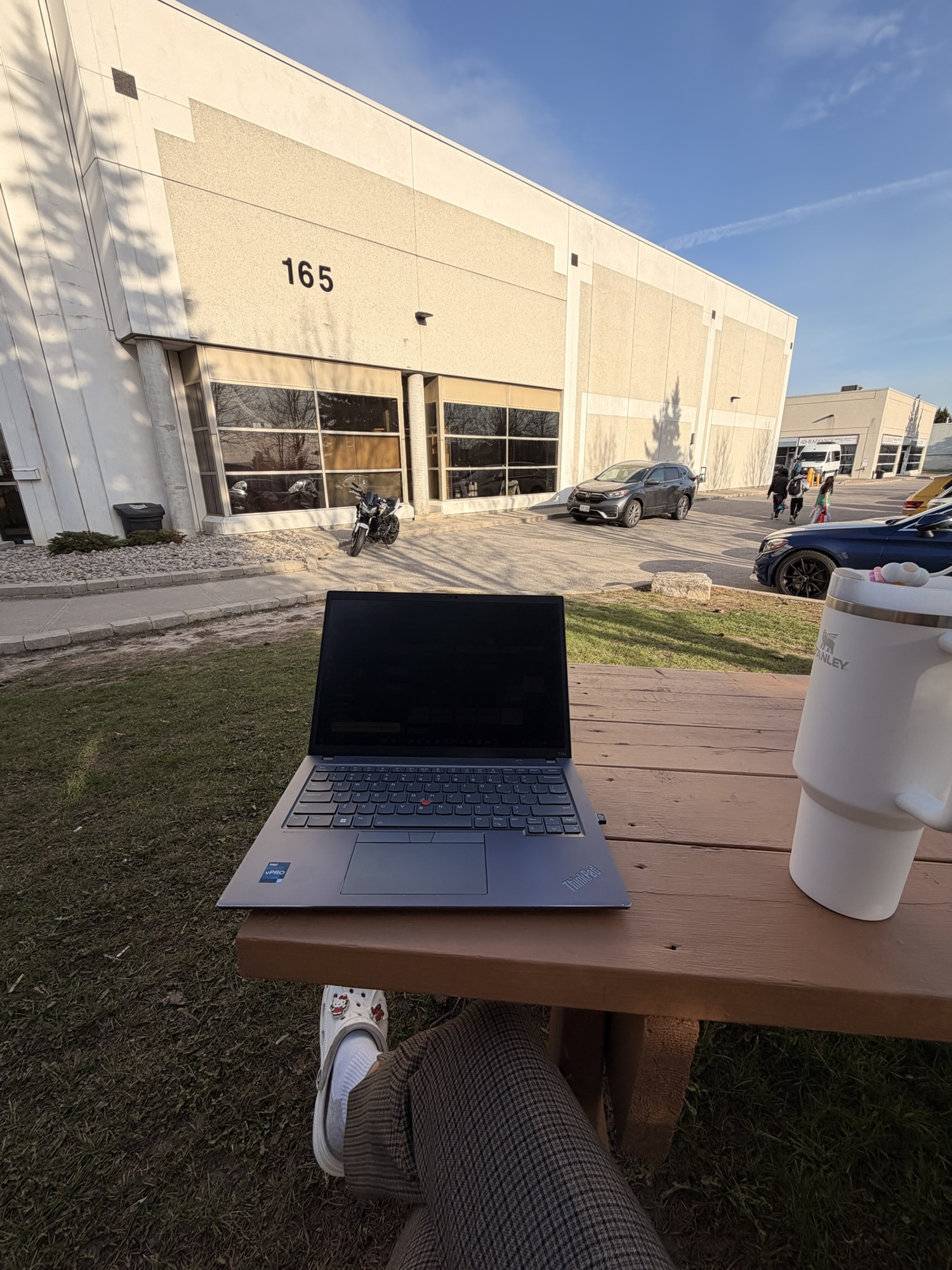 Working Al Fresco!